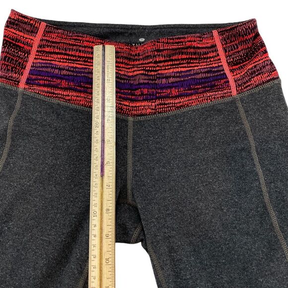 Athleta Activewear Leggings Womens Small Gray Nylon Elastic Waist Logo Pull On - Picture 7 of 16